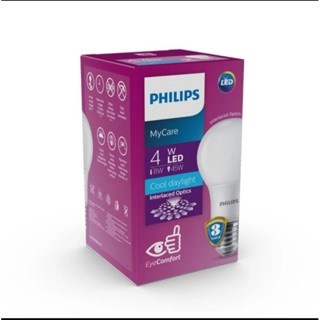 Philips Multipack Mycare LedBulb 6500k Putih 4 Watt