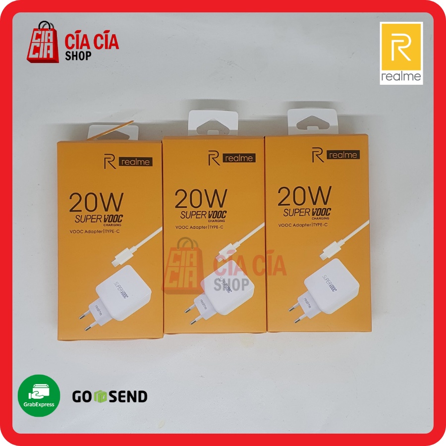 Travel Charger Realme 20W Super VOOC Type C Fast Charging Original Casan Realme Vooc 20W