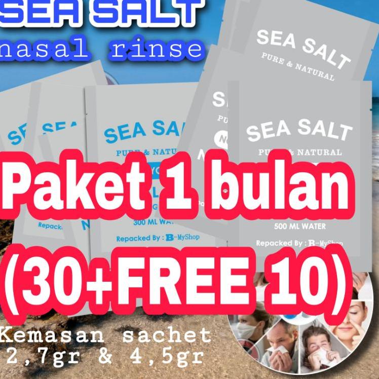HOT (30+FREE10) SEA SALT NASAL RINSE