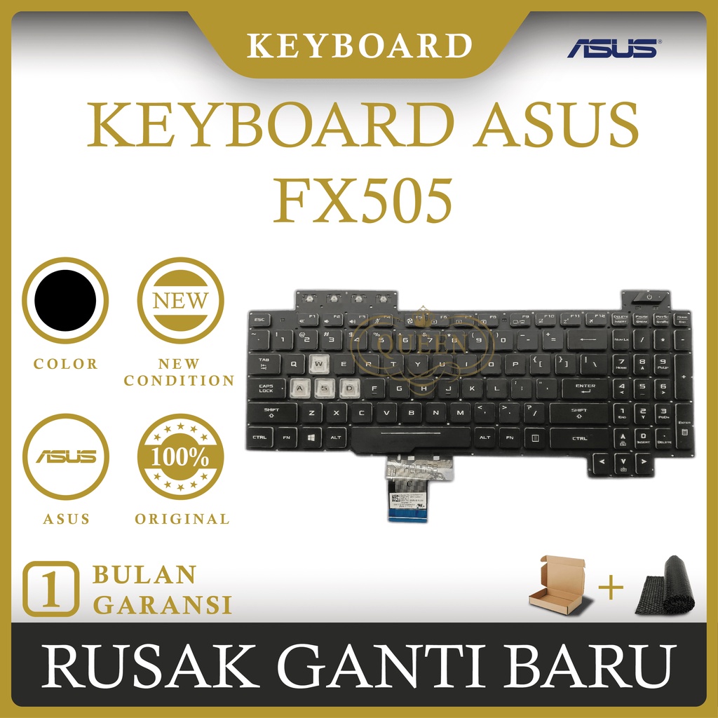 KEYBOARD LAPTOP ASUS FX505 BACKLIT RGB ORIGINAL