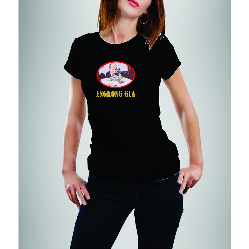 kaos baju tshirt engkong gua/kaos plesetan kata katakakek sugiono ramadhan