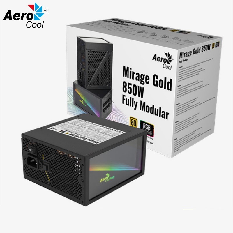 Aerocool Mirage Gold 850W Fully Modular 80+ Gold - PSU