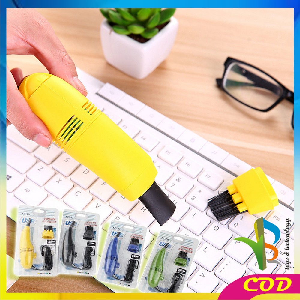 RB-C809 Vacum Cleaner Keyboard Laptop Mini USB Portable Sikat Pembersih Debu Kecil / Brush Cleaner Laptop Computer PC Penyedot Debu Import