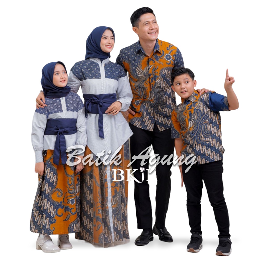 Baju Batik Kondangan Keluarga Terbaru / Seragam Batik Keluarga Wisuda Pernikahan Tunangan Modern