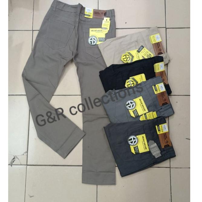HARGA BERSAHABAT Celana Panjang Standar Pria Celana Standar Kanvas soft Celana Panjang Standar Regul