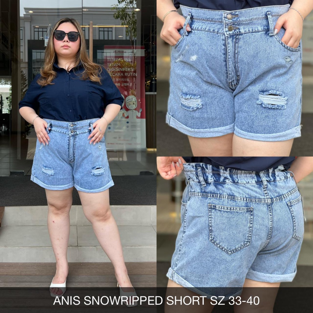 CELANA JEANS WANITA ANIS SHORT SERIES -SYSCLOTHIER