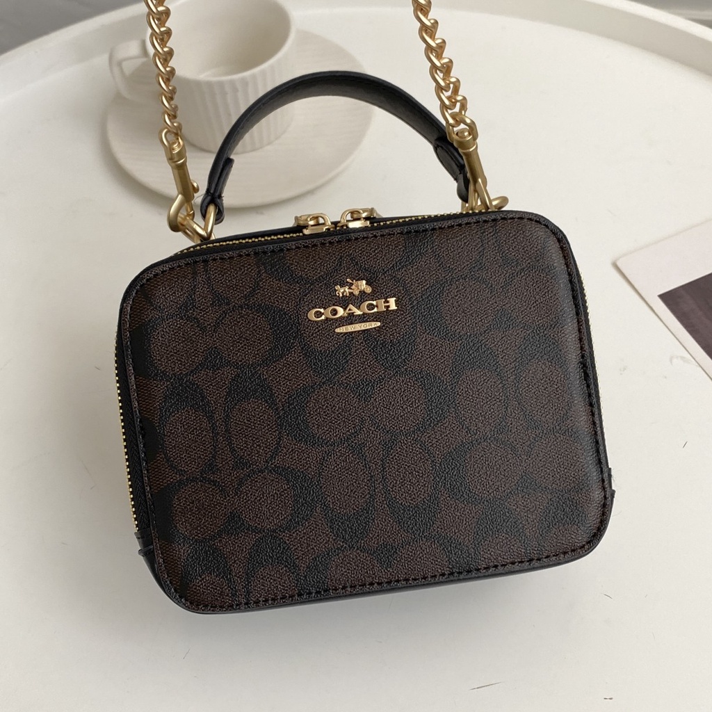 coach  3148  women square bag messenger bag shoulder   xjb
