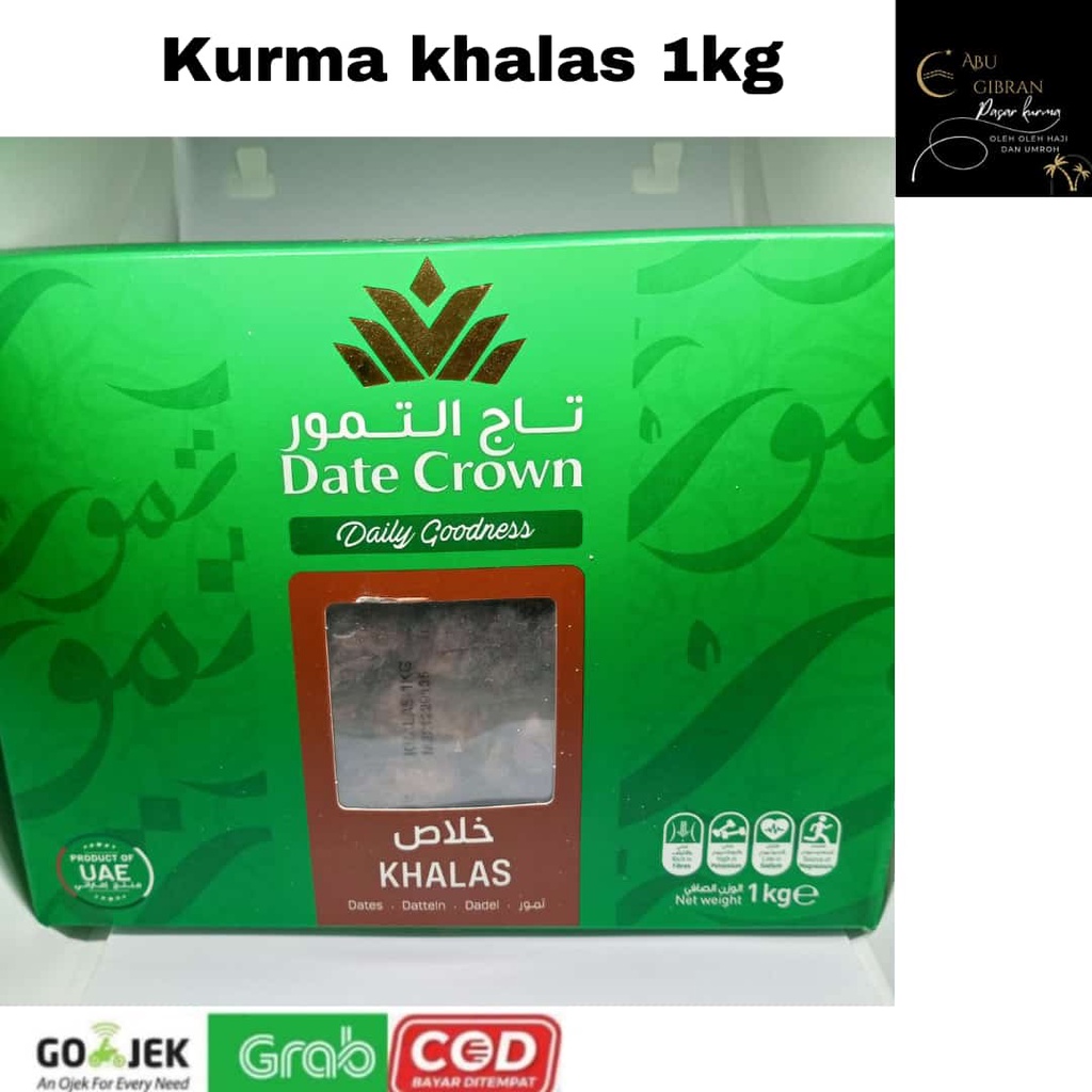 

kurma khalas 1kg date crown