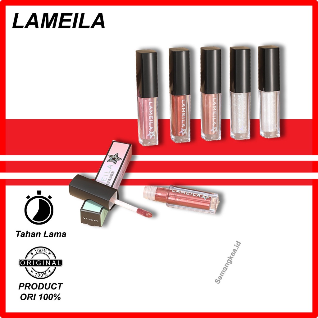 LAMEILA EYESHADOW LIQUID GLITTER 5 WARNA LA020