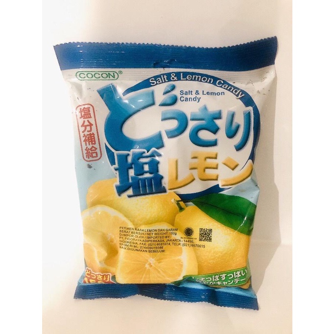 

Cocon Salt & Lemon Candy / Permen Rasa Lemon dan Garam 150g