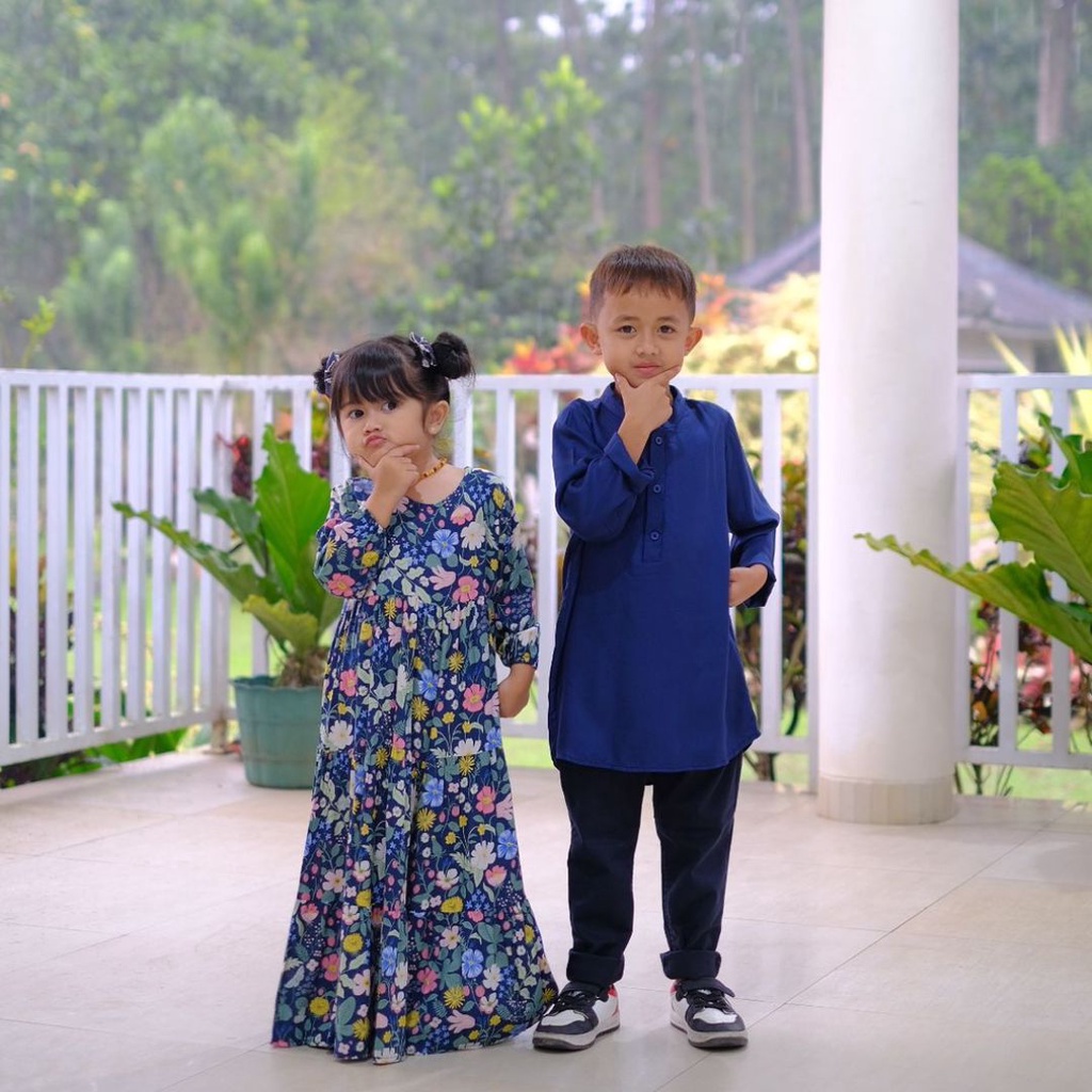 Ghazu - Flowery Family Set | Baju Couple Keluarga | Baju Keluarga | Dress