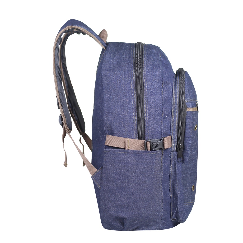 Tas Ransel Pria Distro Deka Keren Awet Backpack Outdoor Indoor Hiking Sekolah Backpack Denim Kanvas Sekolah SMP SMA Bahan Tebal Kuat Awet Tas Ngaji Les Piknik Tas Denim kekinian Trendy Bahan Impor Kuat Awet Keren