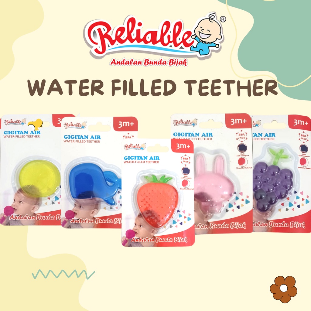 WATER FILLED TEETHER - Reliable Gigitan air bayi soother sakit tumbuh gigi