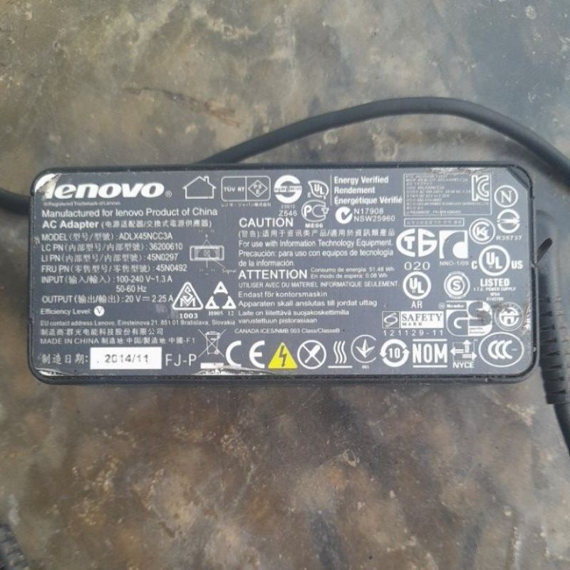 charger laptop lenovo g40 original