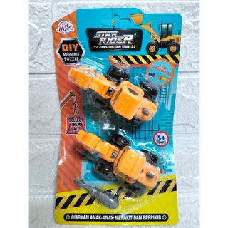 MAINAN KENDARANAN MOBIL KONTRUKSI MC528-L2 MEREK STAR RIDER DIY MERAKIT PUZZLE