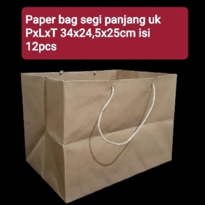 ;&;&;&;&] Paper bag besar segi panjang | goodie bag | tas kado | kantong kertas