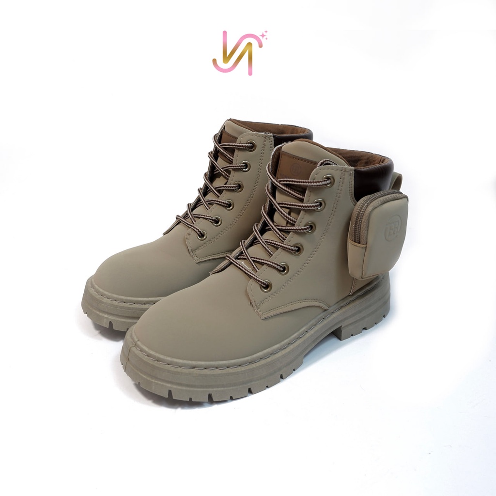 NADILASTUFF POUCH BOOTS Sepatu Boots Wanita Premium