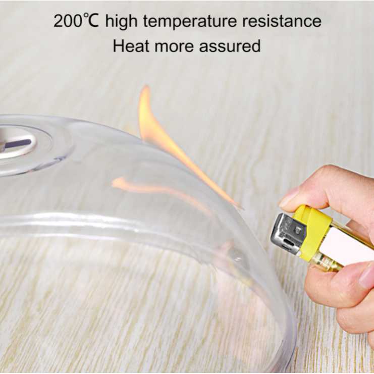 (BISA COD) FTIHSHP TEENRA Cover Penutup Makan Microwave Anti-Sputtering Heat Resistant - TW-295