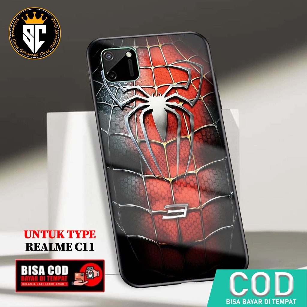 Case Realme C11 Casing Realme C11 Selamet Case [SPIDER] Case Glossy Case Aesthetic Custom Case Anime