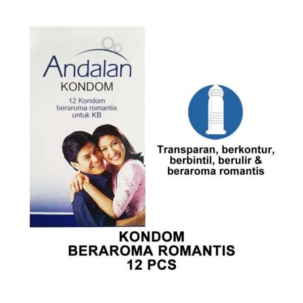 [PRIVASI AMAN &amp; TERJAMIN] Kondom Andalan ISI 12 pcs / Bergerigi Berulir / Alat kontrasepsi_Cerianti