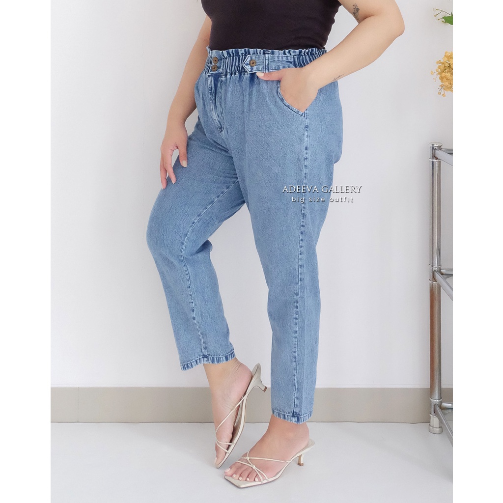 ADEEVA Jenna Pants Celana Jeans Jumbo