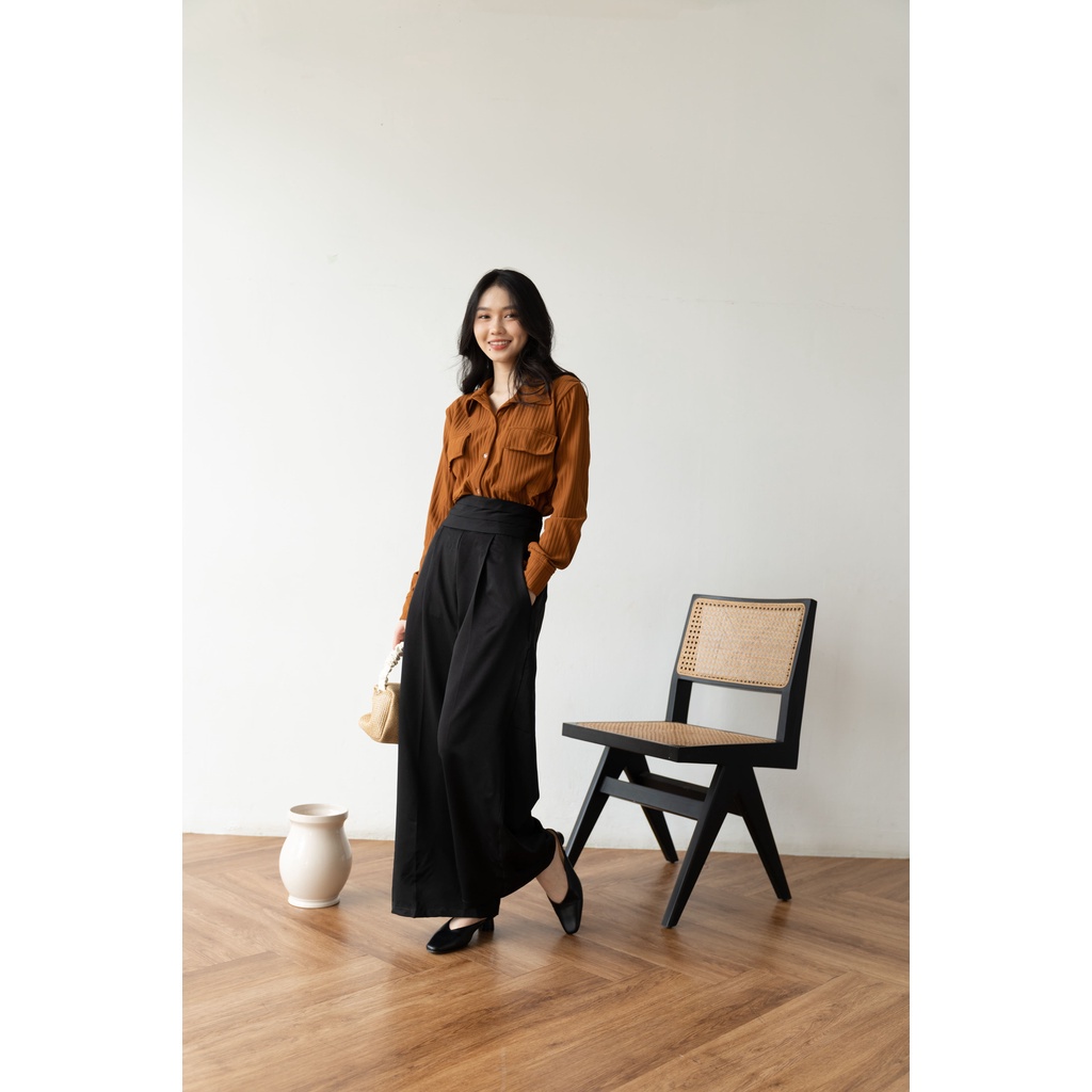 RX FASHION - LEON PALLAZO PANTS / CELANA HIGHWAITS / CELANA KANTOR PANJANG / CELANA KOREA WANITA