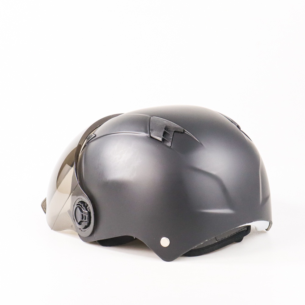 Helm Anak Main Sepeda Skuter Elektrik Setengah Wajah Half Face Visor