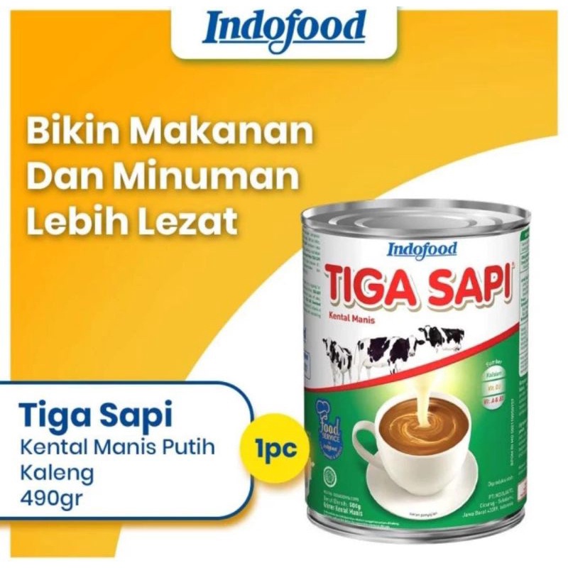

Tiga Sapi Kental Manis Putih Kaleng 490gr