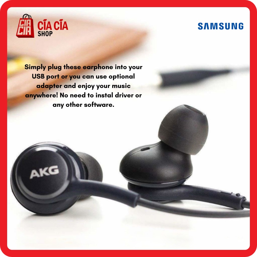 Earphone AKG samsung S10 S10+ original / headset / handsfree