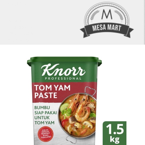 

KNORR TOMYUM PASTE TOMYAM TOM YAM 1500 GR 1.5 KG PASTA KNOR