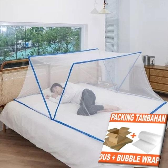 ✬ KELAMBU KOTAK LIPAT UKURAN cm/ KELAMBU LIPAT PORTABLE KOTAK/ KELAMBU LIPAT ANTI NYAMUK KOTAK ✪