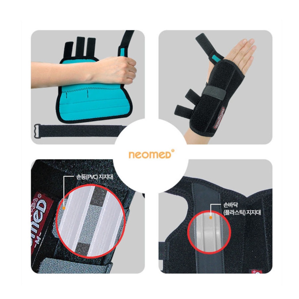 Penyangga Tangan Neomed JC-1804 Wrist Splint Strong / Neomed jc-1804 - Wrist Support