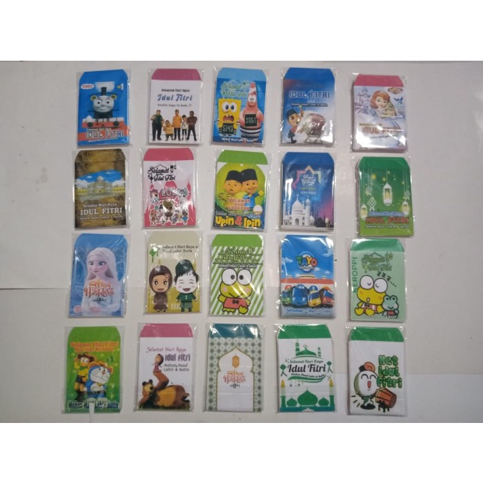 

Amplop angpao lebaran idul fitri isi 100 pcs/10 pack