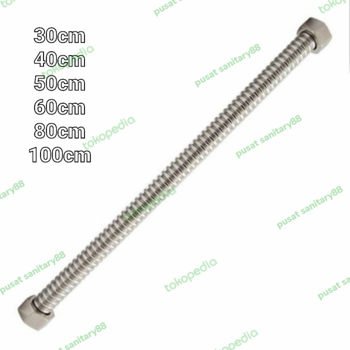 FLEXIBLE HOSE AIR PANAS 1/2 FLEXIBLE SELANG AIR PANAS WATER HEATER