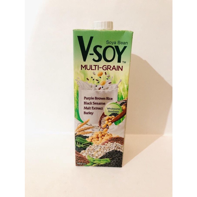 

V Soy Multi Grain Soya Bean / Minuman Kedelai 1000ml