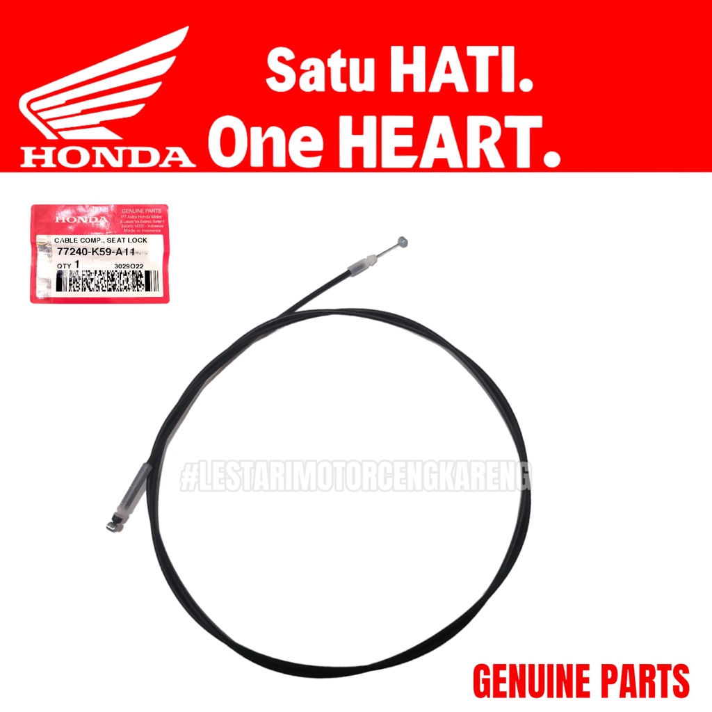 KABEL KUNCI JOK VARIO 125 150 ESP 77240-K59-A11 ASLI AHM