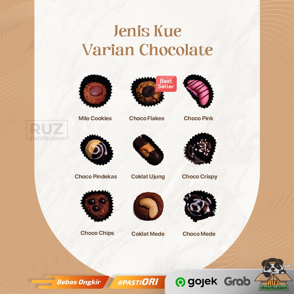 J&amp;C Cookies JnC Cookies Reguler Chocolate Series