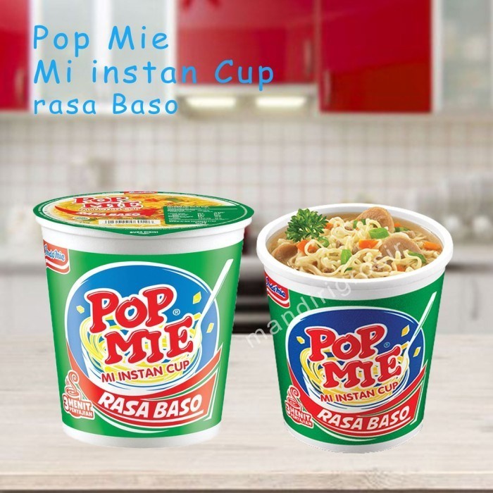 MIE INSTAN * POP MIE * CUP BASO * 75g