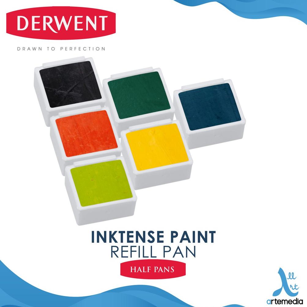 

Cat Watersoluble Derwent Inktense Paint Pan Travel Refill