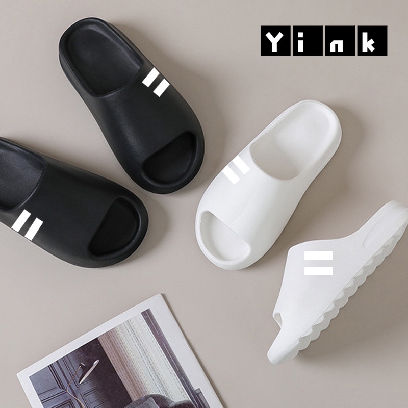 Yink Sandal Slop Import Terbaru 2023 Sendal Pria Wanita Dewasa Couple Berkualita EVA Sandal Slide Slipper Bahan Tebal Elastic Empuk Super Soft Karet