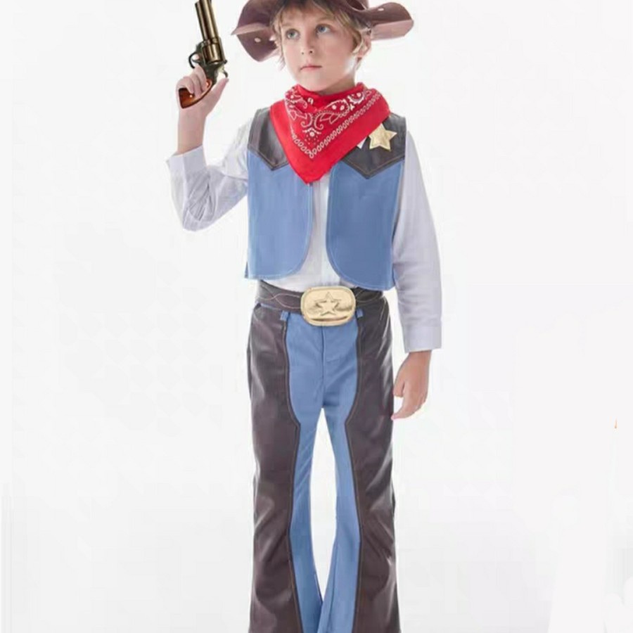 Cowboy Sherrif Toddler Boy Costume Kostum Cowboy anak Texas