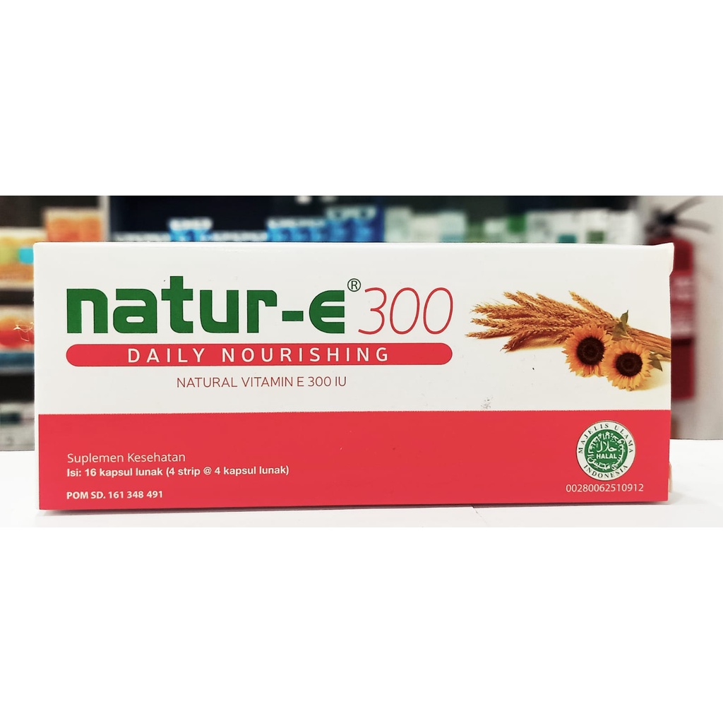 Natur E Daily Nourishing 300IU 𝟏𝟔 - 𝟏 𝐊𝐨𝐭𝐚𝐤 𝐢𝐬𝐢 𝟏𝟔 𝐊𝐚𝐩𝐬𝐮𝐥 𝐋𝐮𝐧𝐚𝐤 Perawatan Kulit