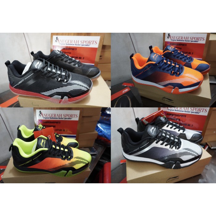 {MentariStore} Sepatu Badminton LiNing SAGA LITE 3 ORIGINAL - 39 Limited