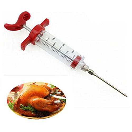 (BISA COD) FTIHSHP Delidge Injektor Bumbu Marinasi Daging BBQ Seasoning Injector - HC117