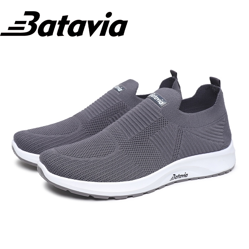 Batavia Sepatu Pria Model Slip On Terkini Sepatu Casual Sepatu Pria Modis B24