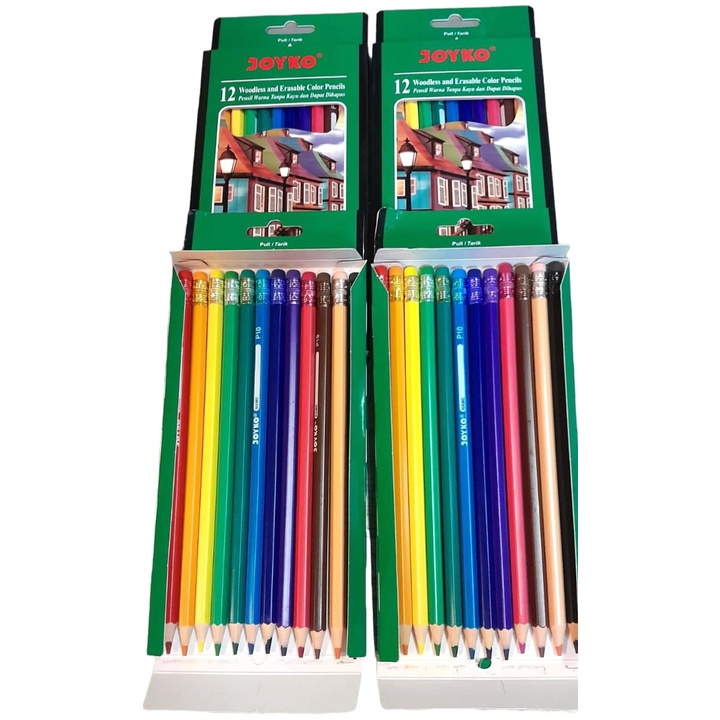 

Pensil Warna Joyko 12 dapat di hapus