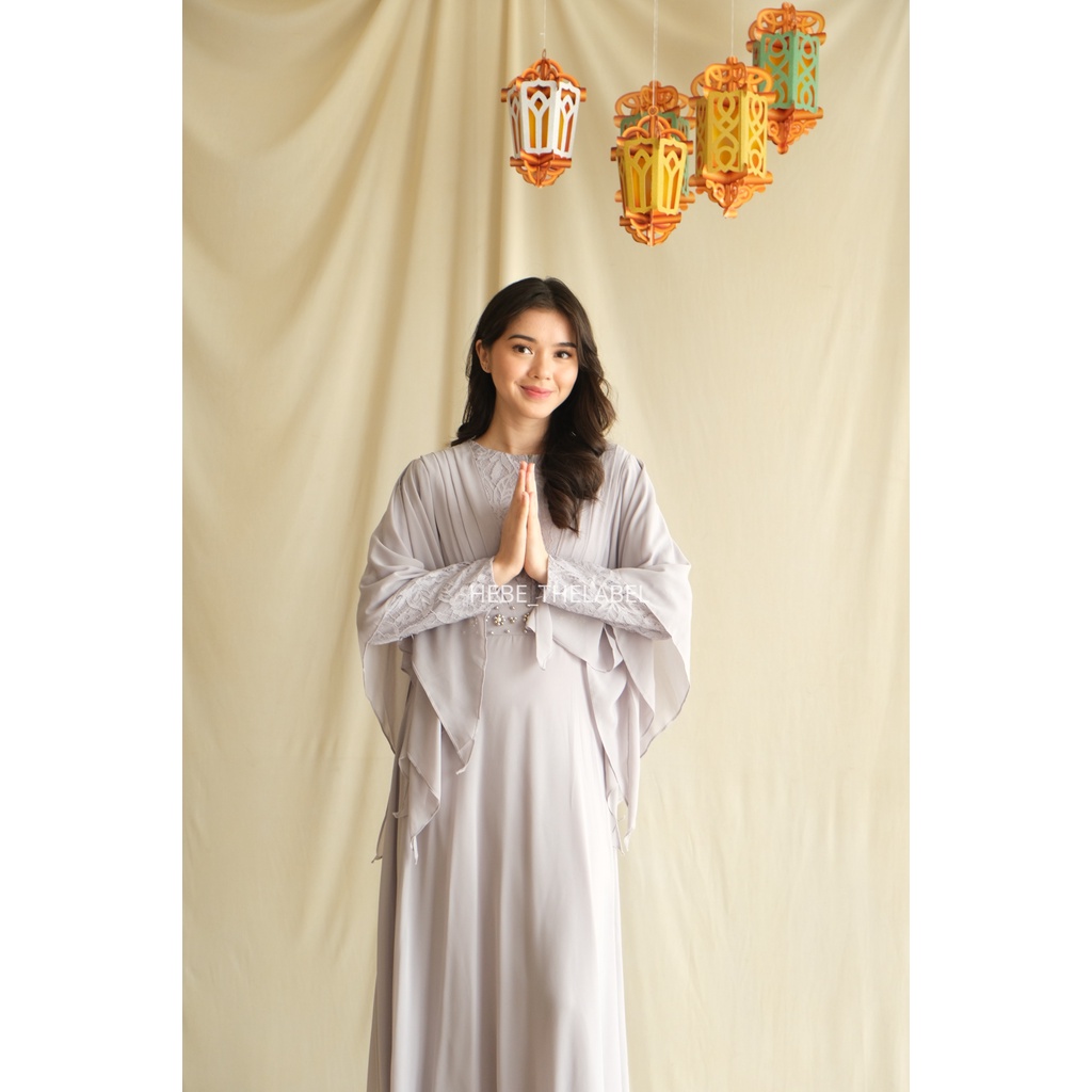 Elham Kaftan (Available Couple) Dress Pakaian Lebaran Idul Fitri Wanita