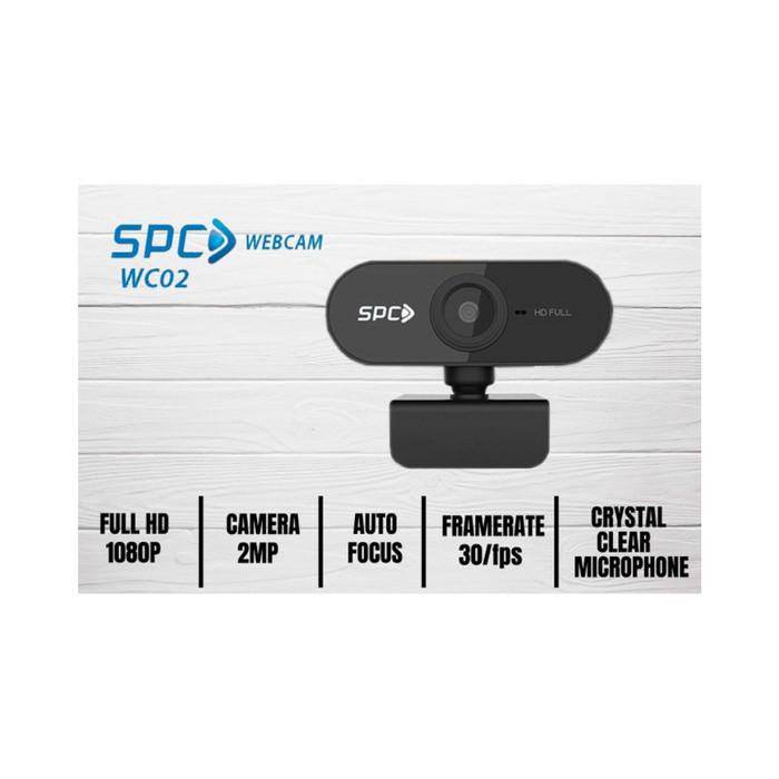 Webcam SPC WC02 1080HD / 2MP Full HD - Web Cam SPC WC 02 - WEB CAMERA