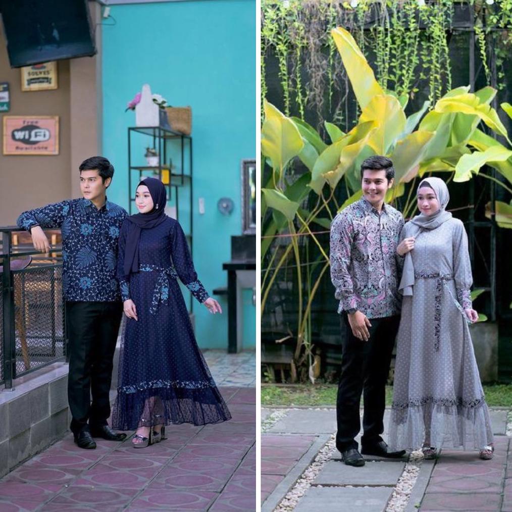 Ready Stok Baju Batik Couple Modern Batik Set Baju Couple Pasangan Gamis Brukat Couple Pasangan Bati