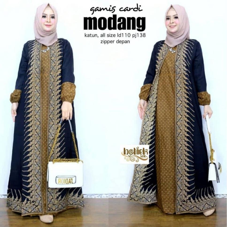 KYA.08Ma23ž ▪ Baju Gamis Wanita Terbaru 2021 / Gamis Batik Jumbo / Busana Muslim Modern Ori / Gamis 